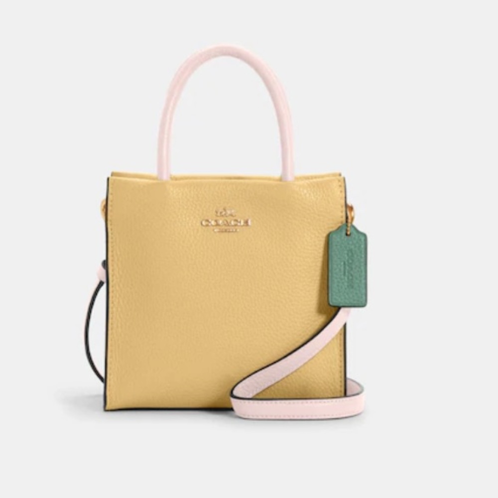 Coach Mini Cally Crossbody In Colorblock 5691